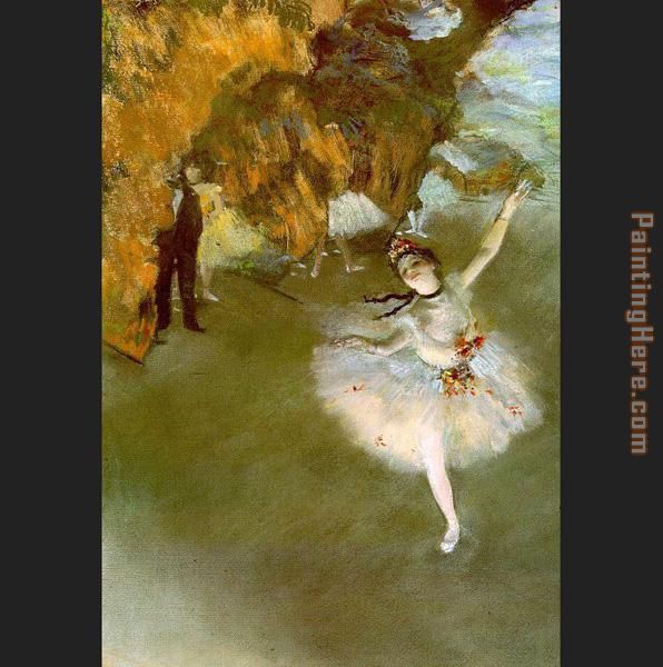 The Star I painting - Edgar Degas The Star I art painting